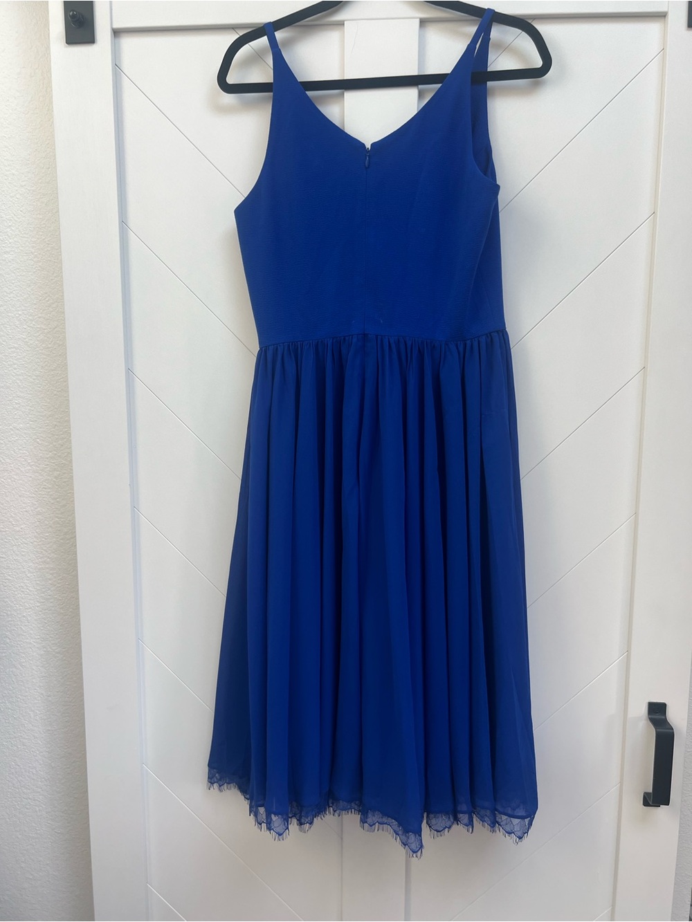 Dress the Population Royal Blue Midi Spaghetti Strap Dress - Picture 6 of 6